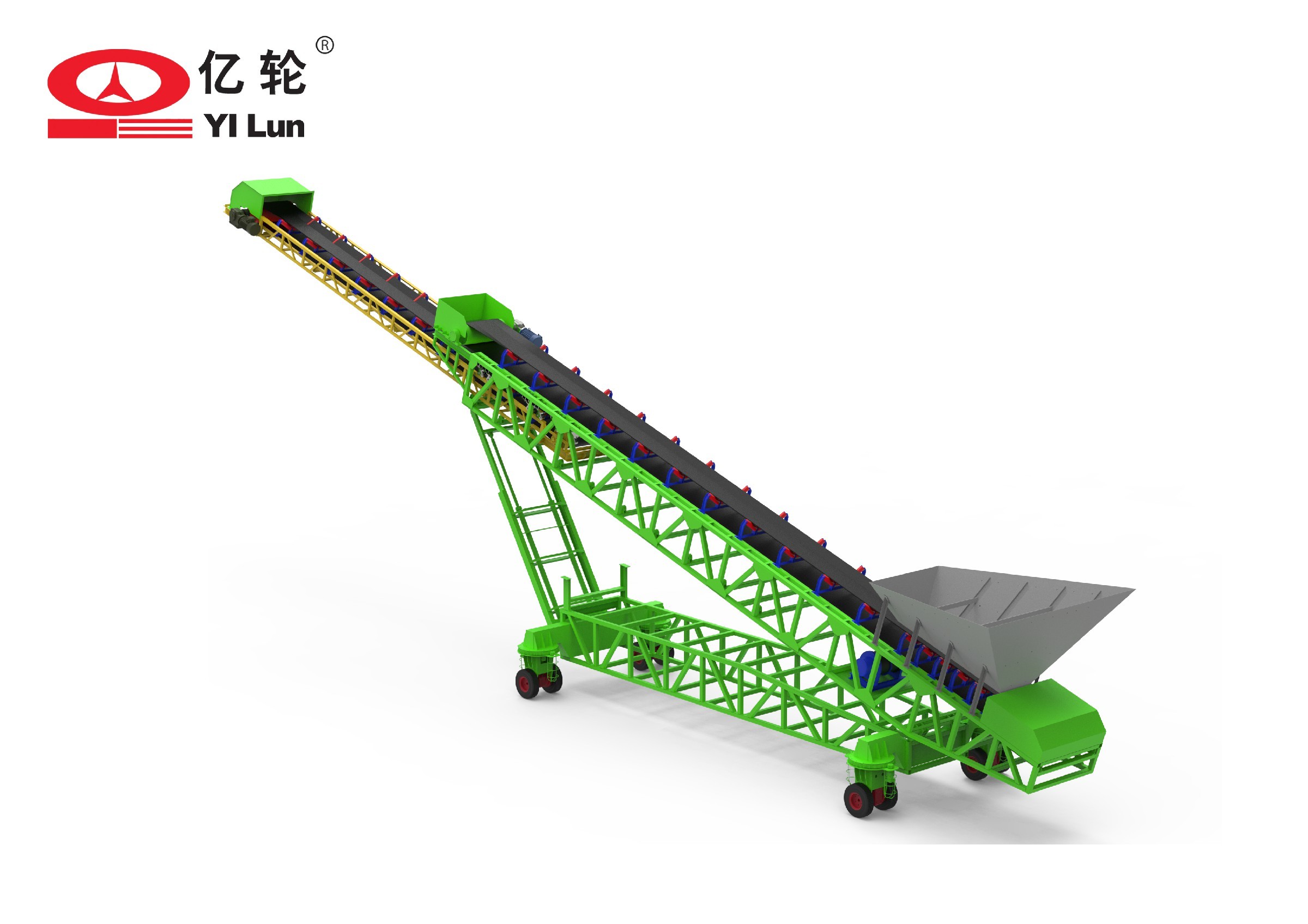 大型智能四驅輪式輸送機